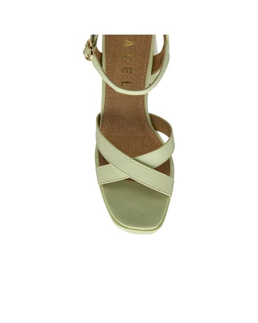 Ravel Metallic Farran Heeled Sandals