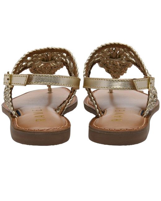 Ravel Metallic Roxby Toe Post Sandals
