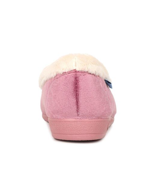 Lunar (GRS) Pink Mabel Ii Full Slippers