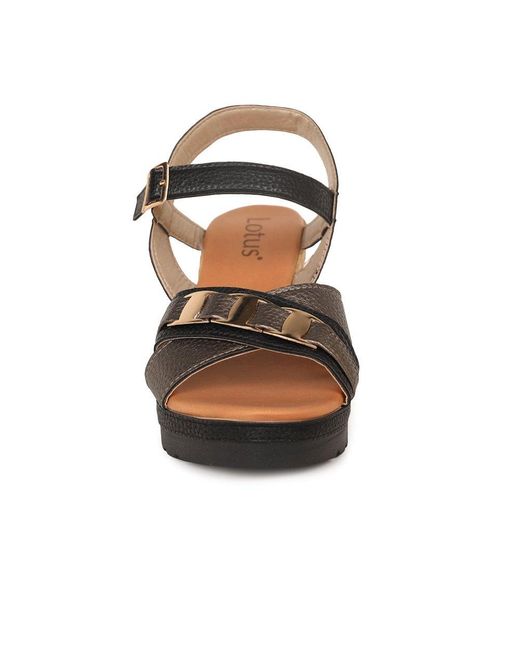 Lotus Metallic Tassere Espadrille Sandals