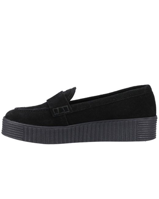 Hush Puppies Black Tamara Loafers