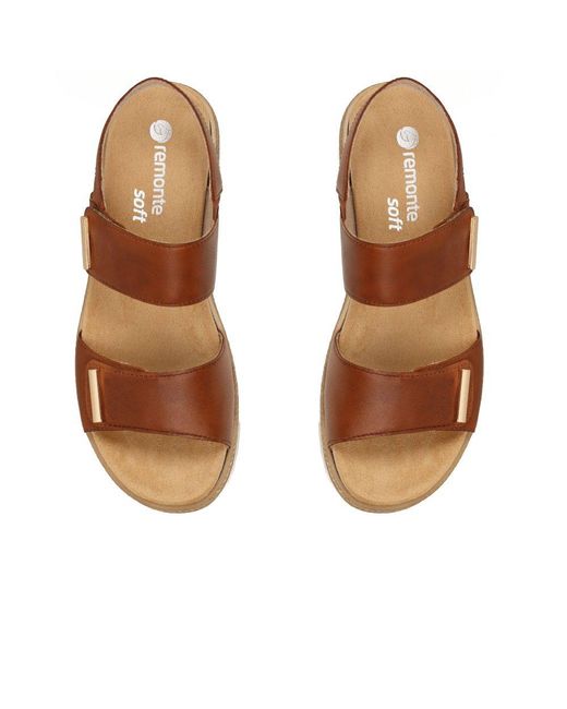Remonte Brown Anika Sandals