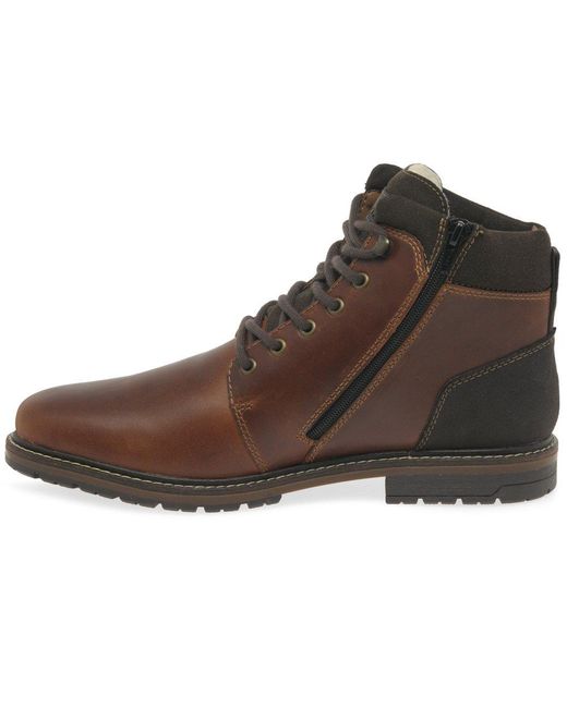 Rieker Brown Lennox Boots for men