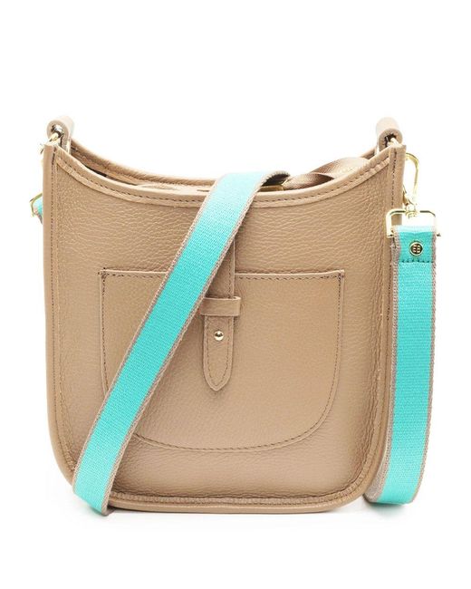 Elie Beaumont Natural Messenger Handbag
