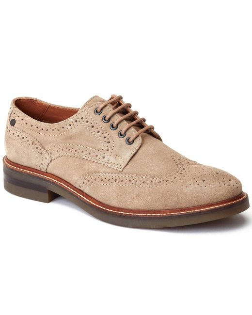 Base London Brown Hatfield Brogues for men