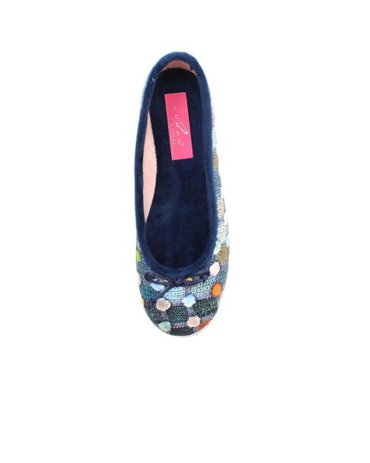 Lunar Blue Magic Slippers