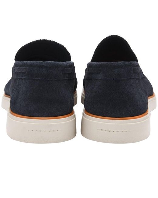 Frank Wright Blue Simmons Ii Loafers for men