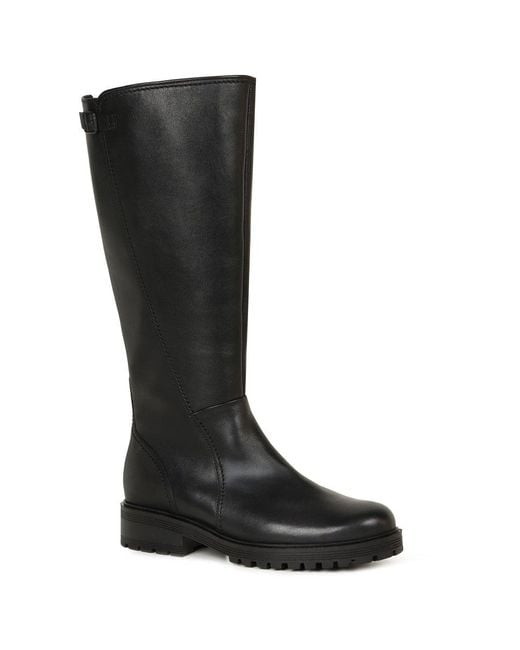 Gabor Black Fizzy L Knee High Boots