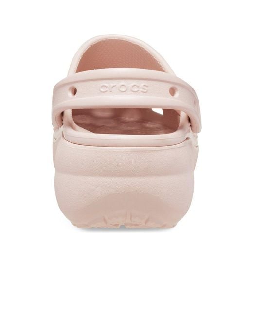 CROCSTM Pink Classic Platform Clogs