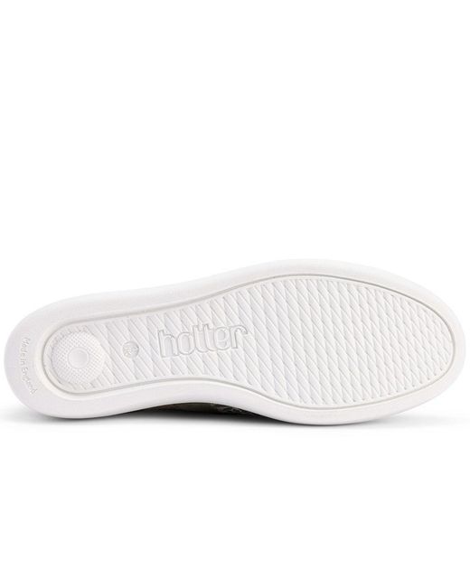 Hotter Gray Switched Wide Fit Trainers
