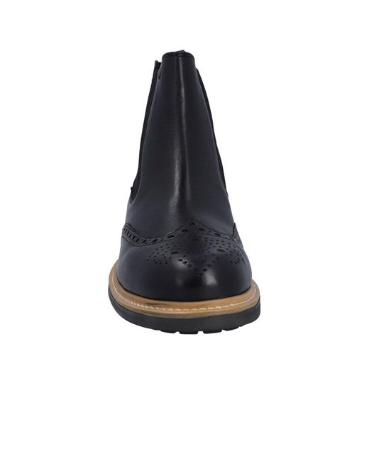 Hunter Blue Cawdor Dealer Brogue Boots for men