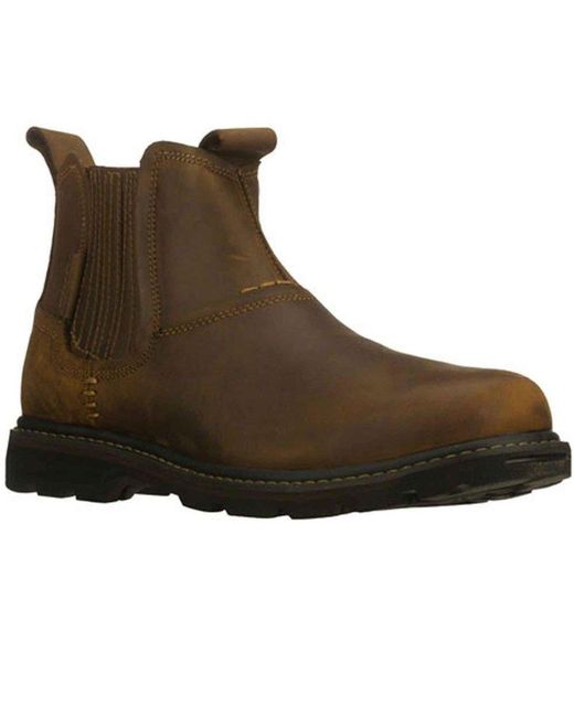 Skechers Leather Blaine Orson Mens Chelsea Boots in Brown for Men | Lyst  Canada