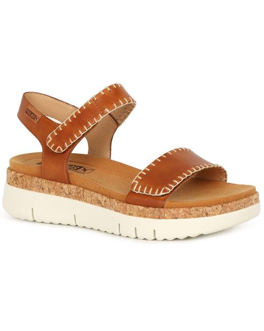 Pikolinos Brown Pollensa Sandals