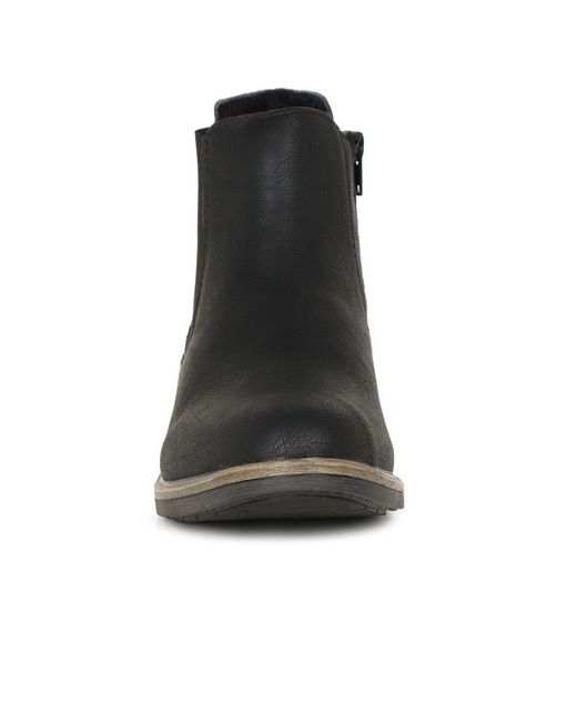 Rieker Black Minnesota Chelsea Boots