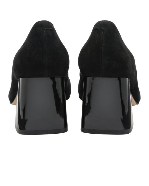 Lotus Black Allegra Court Shoes