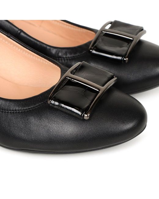 Bioeco Black Eloise Court Shoes