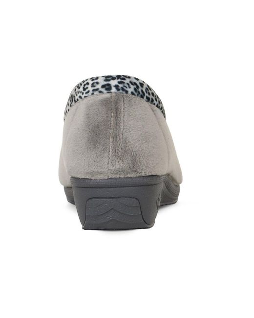 Lunar Gray Paloma Full Slippers