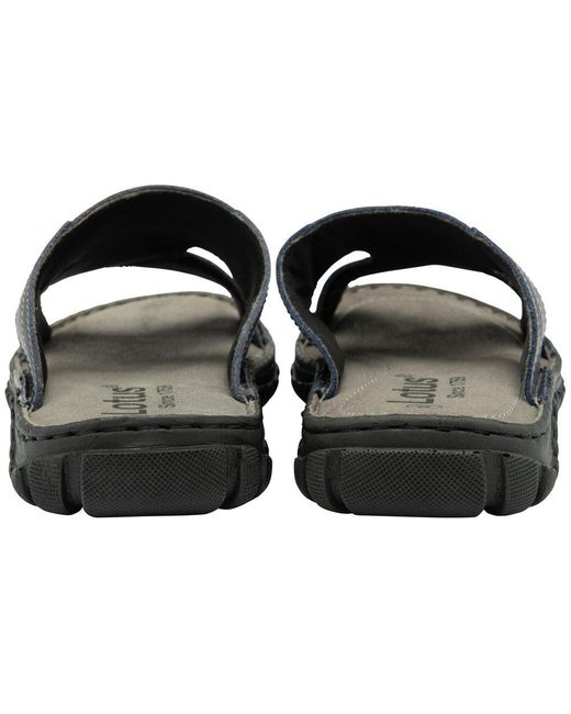 Lotus Blue Bastion Sandals for men