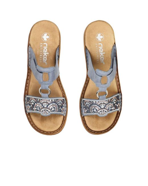 Rieker Brown Radiance Sandals