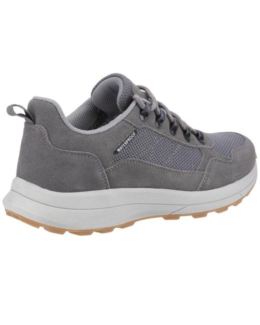 Cotswold Gray Elmfield Lace Up Shoes for men