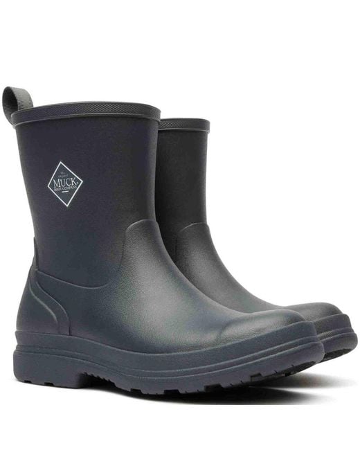 Muck Boot Blue Rainscape Mid Wellingtons