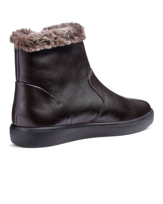 Hotter Black Manor Ankle Boots