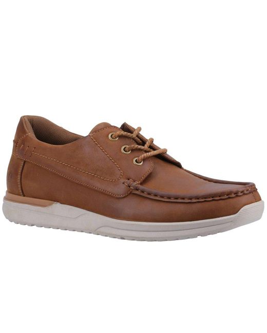 Hush Puppies Brown Howard Lace Up Shoes for men