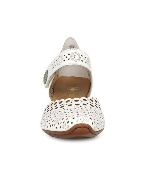 Rieker Metallic Pia Open Court Shoes