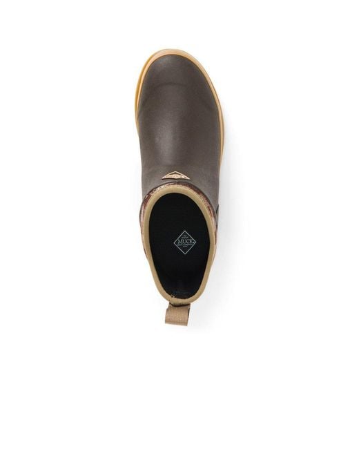 Muck Boot Brown Originals Ankle Wellingtons