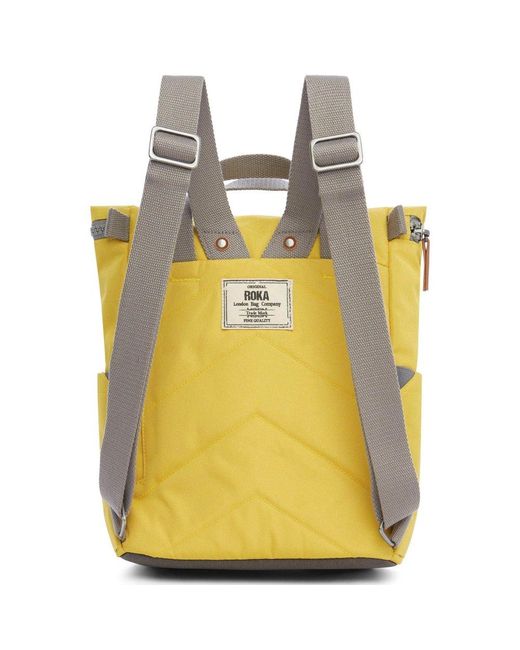 Roka Yellow Finchley Small Backpack