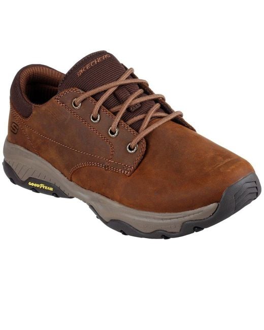 Skechers Brown Relaxed Fit: Craster Fenzo Shoes for men