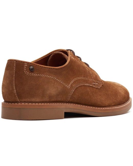 Base London Brown Strand Lace Up Shoes for men