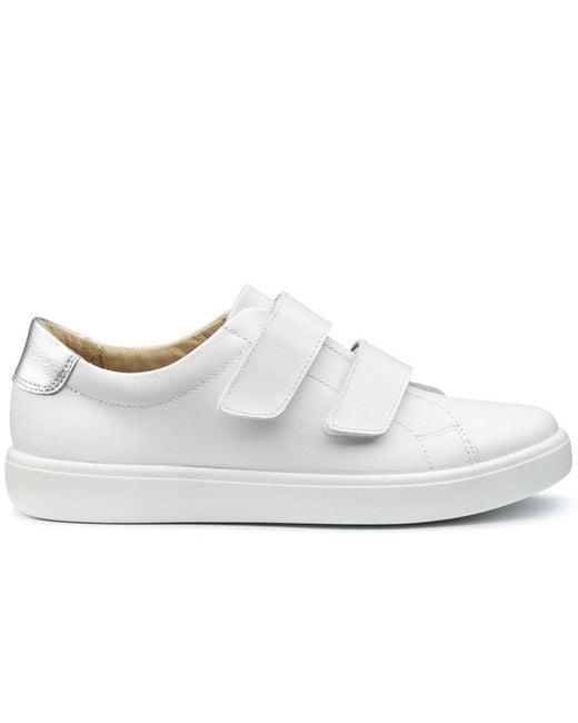 Hotter White Wave Wide Trainers