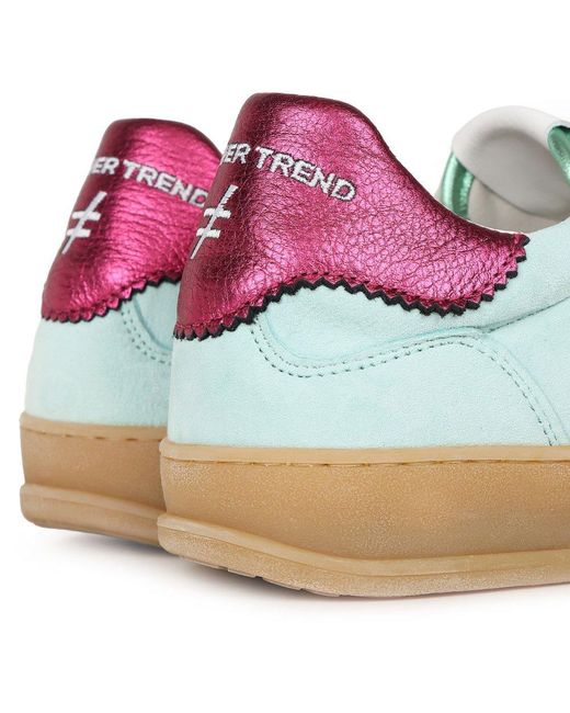 Another Trend Blue Iconic Ii Trainers Colour: Mint Sue/ Lea