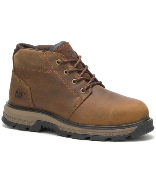 Caterpillar Brown Exposition 4.5 Safety Boots for men