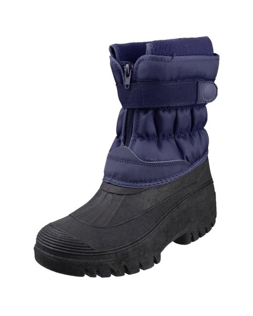 Cotswold Blue Chase Snow Boots
