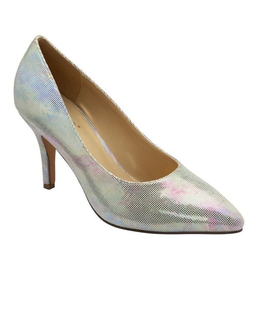 Lotus Metallic Megan Court Shoes