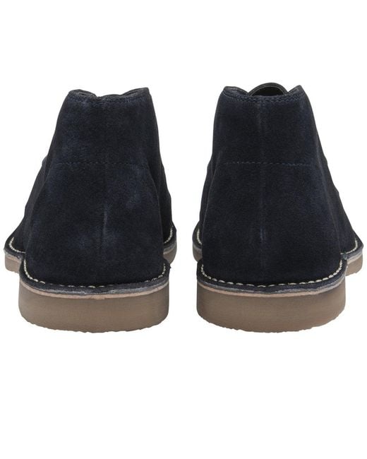 Frank Wright Blue Edwin Desert Boots for men