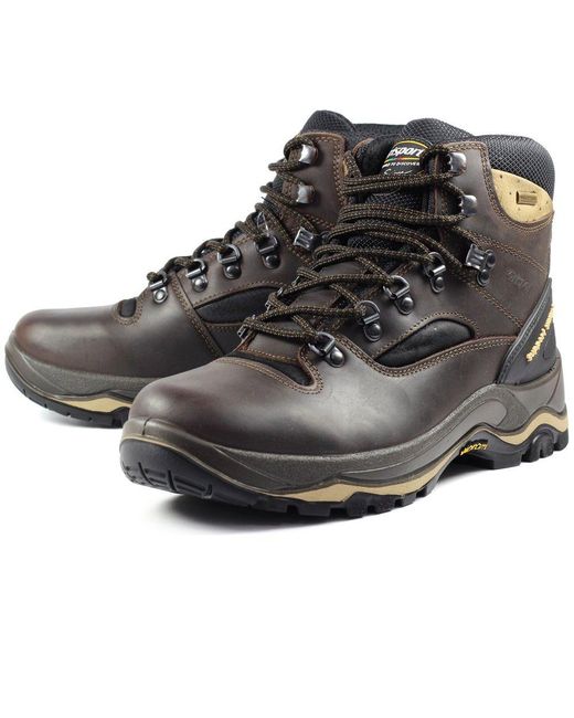 Grisport Brown Quatro Walking Boots for men