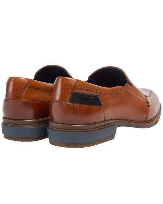 Pod Brown Spear Slip On Shoes for men