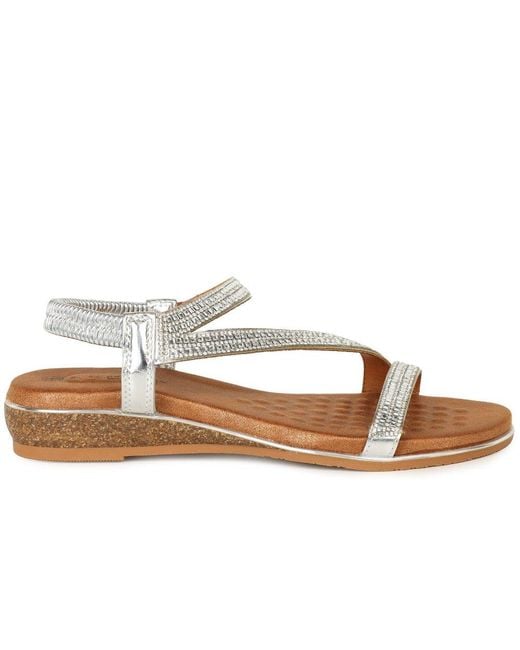 Lunar (GRS) Metallic Jazmine Sandals