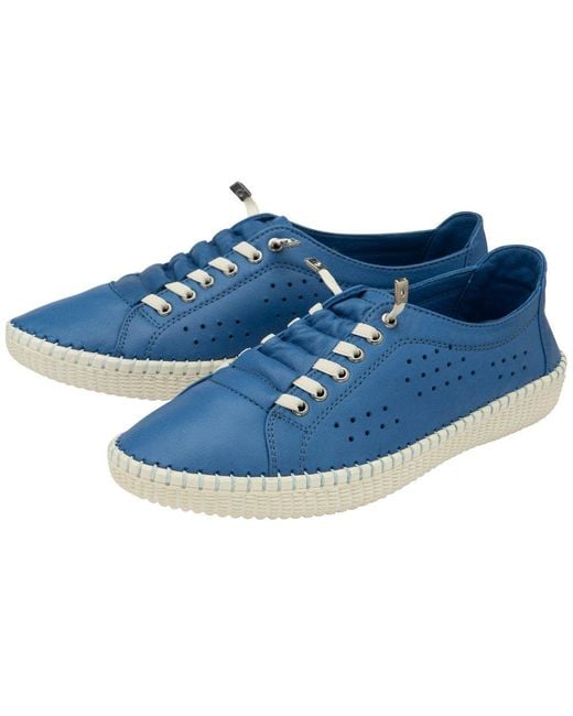 Lotus Blue Kamari Lace Up Shoes