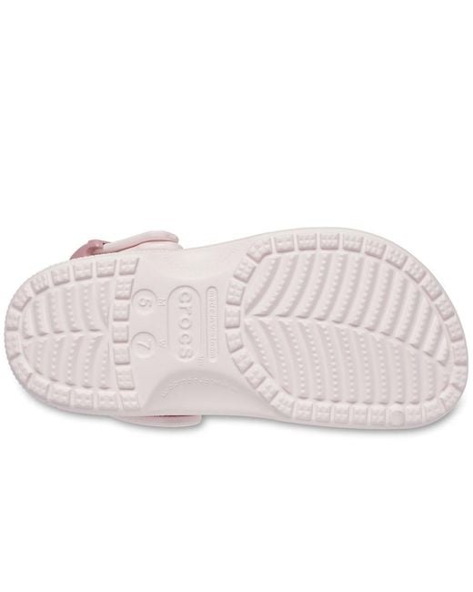 CROCSTM Pink Classic Buckle Clogs