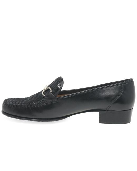 Charles Clinkard Black Raise Moccasins