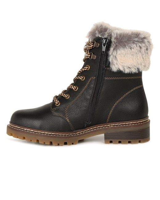 Remonte Black Carro Ankle Boots