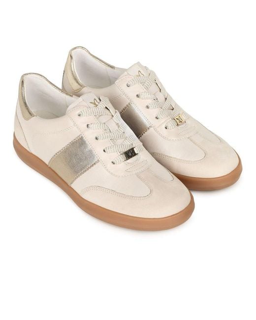Caprice White Map Trainers