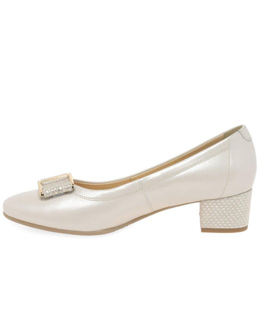 Bioeco White Eloise Court Shoes