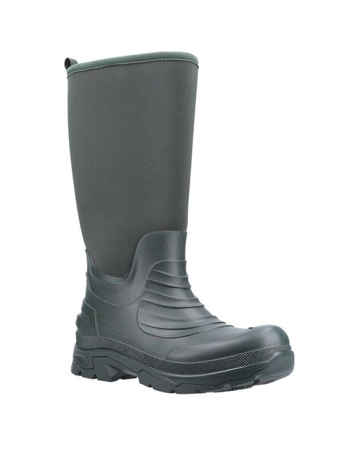 Cotswold Gray Kenwood Wellingtons for men