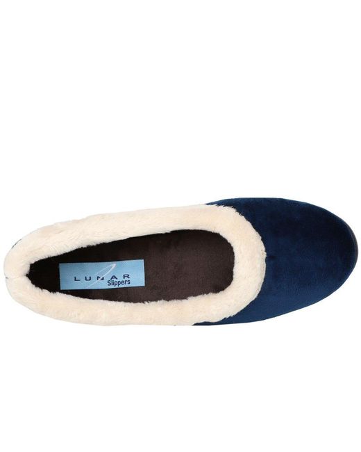 Lunar (GRS) Blue Mabel Ii Full Slippers