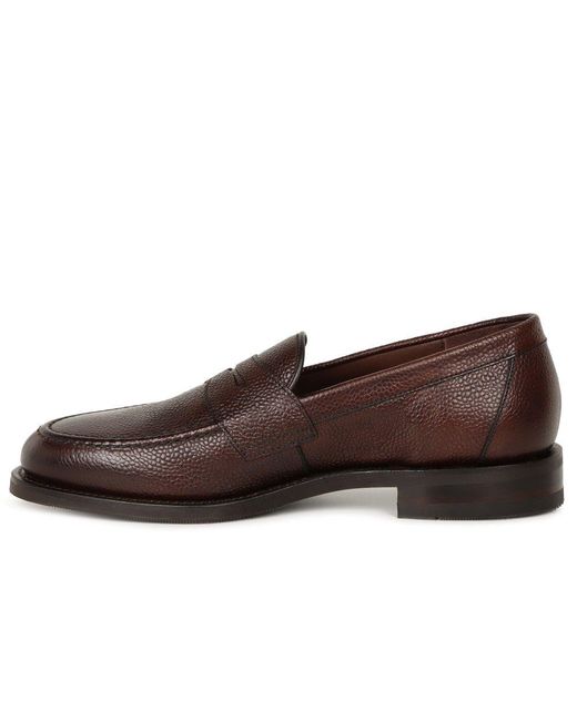 Loake Brown Imperial &Apos;S Penny Loafers Burn Lea for men